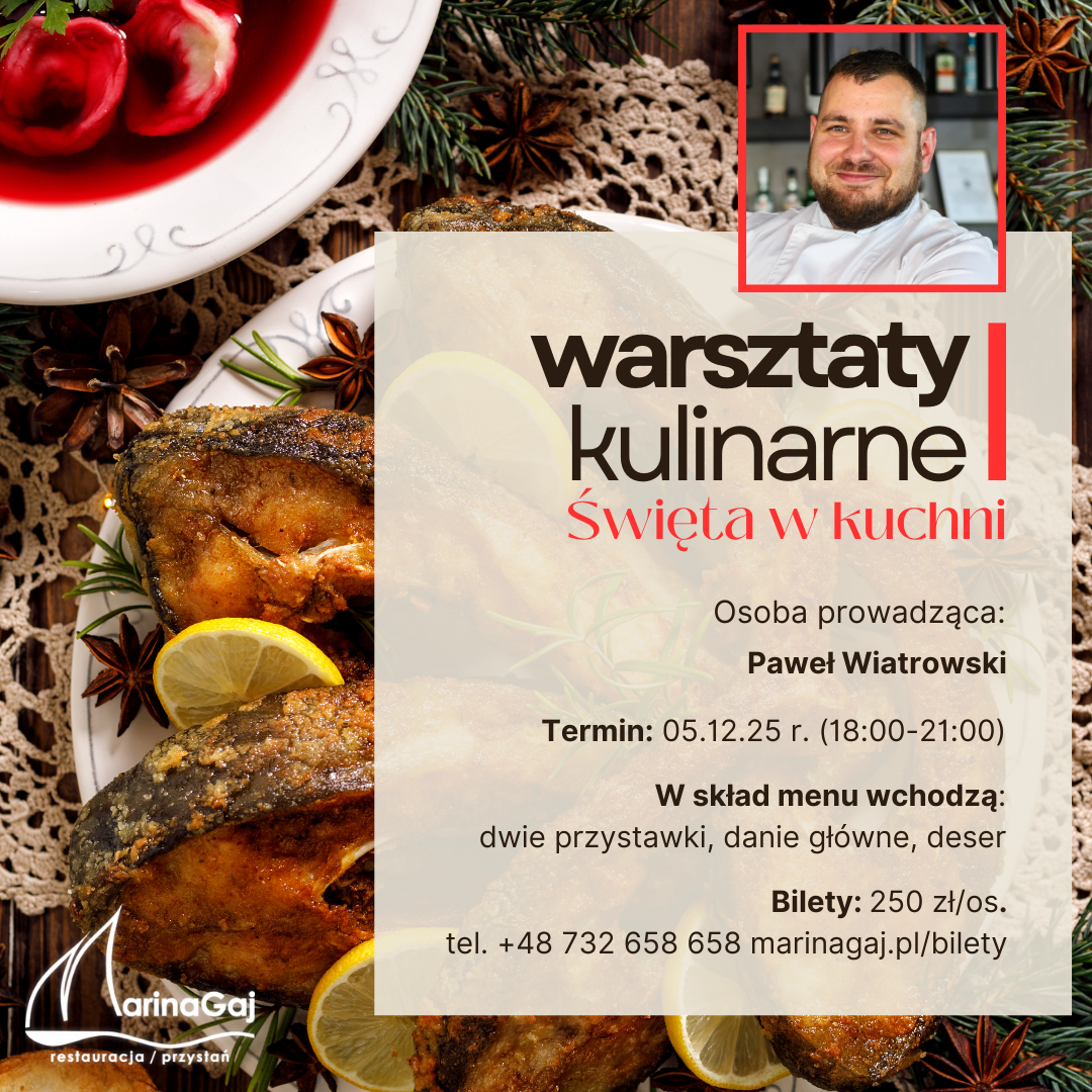 Warsztaty kulinarne Marina Gaj Konin